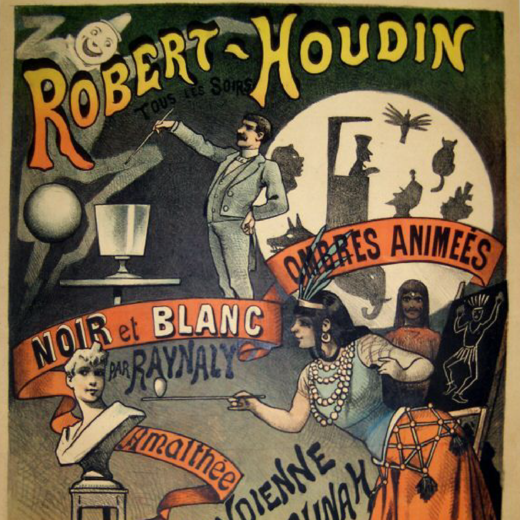 Affiche du magicien Robert Houdin.